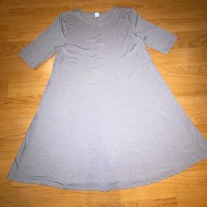 Old navy Women's t shirt dress. Knee length. 3/4 sleeve.  Size medium